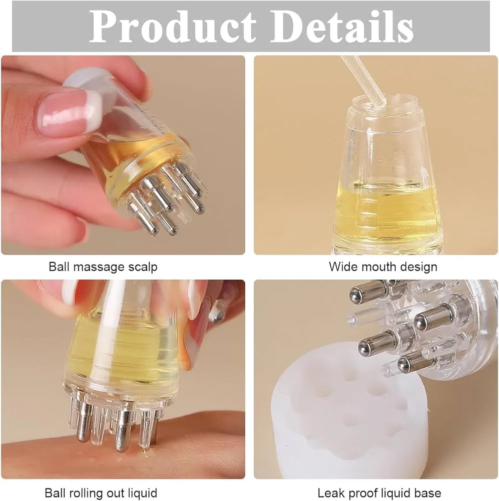 Picture of Scalp Applicator Liquid Comb Portable Mini Massage Comb Essential Oil Liquid Guiding Massager Anti Hair Loss Scalp Care Tools