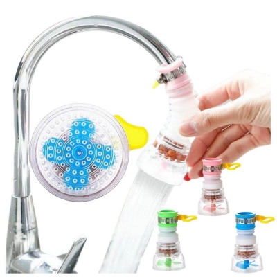 Picture of 360 Degree Kitchen Rotating Water Filter Faucet Gadgets Water Filter Tap Water-saving Device Adjustable Kitchen Gadgets Tap Filters Multicolor 