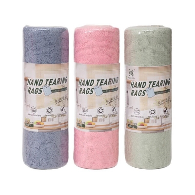 Picture of Antibacterial Multi-purpose Hand Tearing Rags Multicolor 