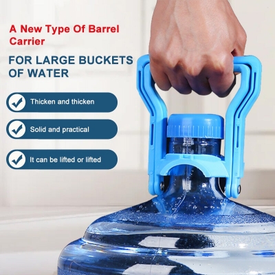Picture of Litter water Bottle Handle Drinking Water Jar Carrier Holder Bucket Bottle Carry Lifter Plastic Bucket Handle Multicolor 