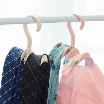 Picture of Multi Functional Rotatable Wardrobe hook Environmentally Friendly Material Plastic Handbag Holder Rotating Tie Cap Hanger  