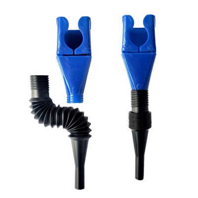 Picture of Plastic Car Motorcycle Refueling Gasoline Engine Oil Funnel Filter Transfer Tool Funnel Kit Fluid Change Filling Transfer Tool  