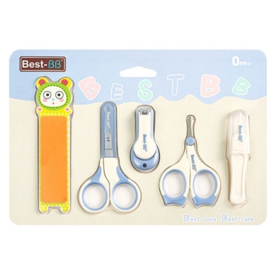 Picture of 10Pcs Set Baby Nail Trimmer Healthcare Kit Health Care Kit Portable Newborn Baby Grooming Kit Nail Safety Care Set  