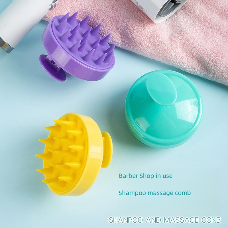 Picture of 1 Pcs Silicone Shampoo Scalp Hair Shower Massager Head Brush Comb Hair Washing Comb Shower Shampoo Brush Multicolor 