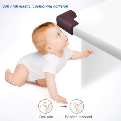Picture of 4 Pcs Baby Edge Corner Guards Safe Corner Protector Table Edge Corner Cushion for Child Safety Multicolor 