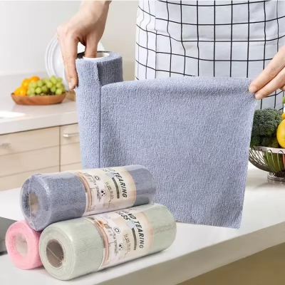 Picture of Antibacterial Multi-purpose Hand Tearing Rags Multicolor 