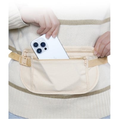 Picture of 1 Pcs Outdoor sports Fanny pack Anti-theft invisible running Fanny pack multi-functional ultra-thin travel mobile phone bag  