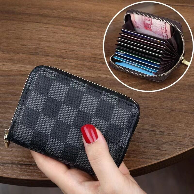 Picture of Superb Versatile -Choice and Remark -Men/Women Small Blocking Zipper Credit Card Wallet/Purse - Card Holder- Avant-garde  