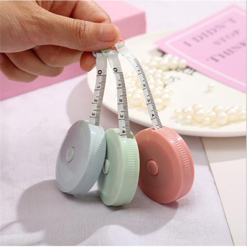 Picture of 1 Pcs Portable tape measure student cute small tape Measuring Tools Sewing Tailor Craft 1.5M Soft Tape Measure Stationery Double Scale Body Sewing Flexible Measurement Ruler  