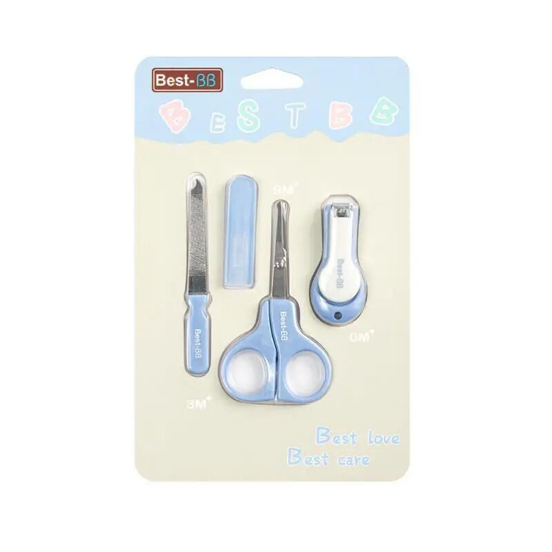 Picture of 10Pcs Set Baby Nail Trimmer Healthcare Kit Health Care Kit Portable Newborn Baby Grooming Kit Nail Safety Care Set  