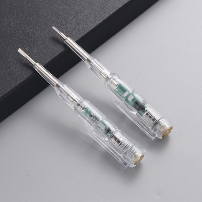 Picture of Neon Electrical Voltage Tester Pen White 