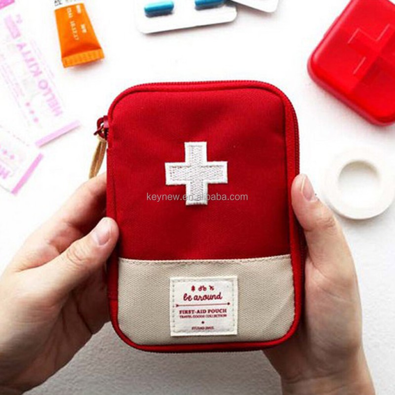 Picture of Cute Mini Portable Medicine Bag First Aid Kit Medical Emergency Kits Organizer Outdoor Household Medicine Pill Storage Bag  