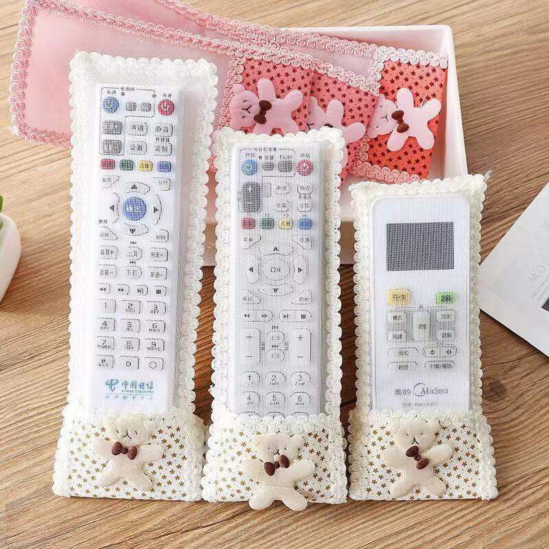 Picture of 1 Pcs TV Remote Control Cover Air condition Remote Control Cover Textile Protective Bag Doll Disgne  