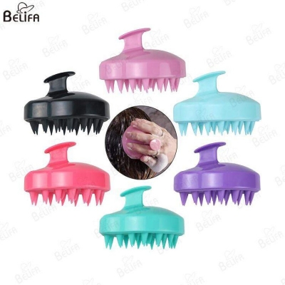 Picture of 1 Pcs Silicone Shampoo Scalp Hair Shower Massager Head Brush Comb Hair Washing Comb Shower Shampoo Brush Multicolor 