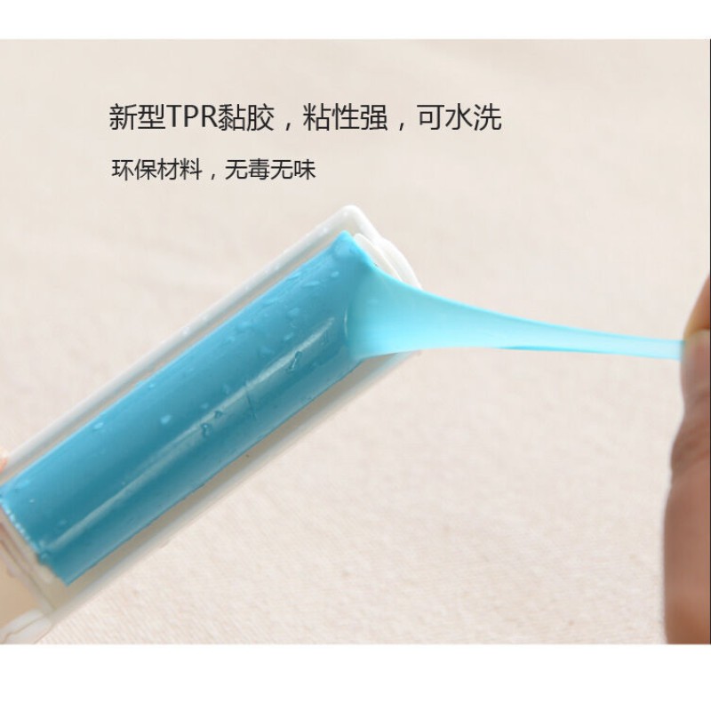 Picture of 1 Pcs Foldable Brush Lint Sticky Rollers Travel hair adhesive Cloth roller dust hair removal brush roll washable Lint Roller Multicolor 