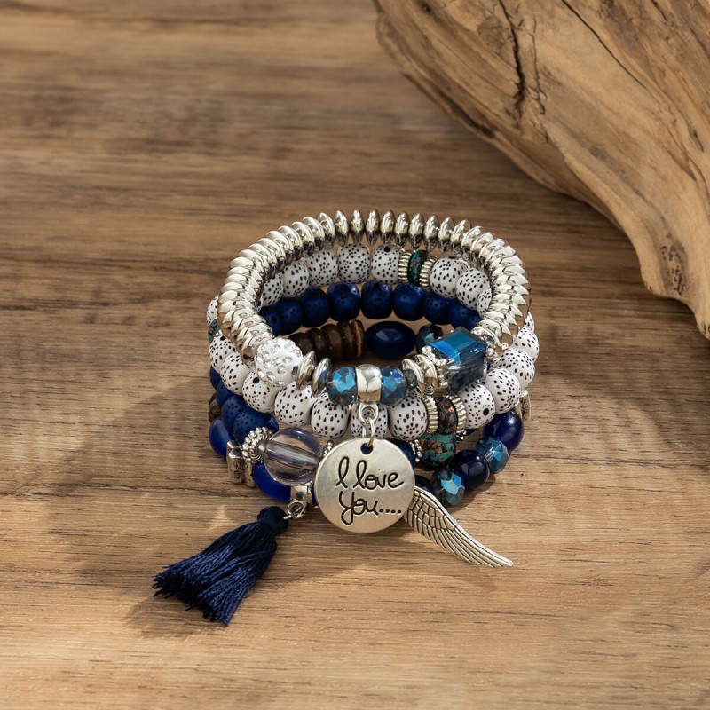 Picture of 4 Pieces Sets Crystal Bracelets for Women and girls or Crystal Bracelets for Women and girls  