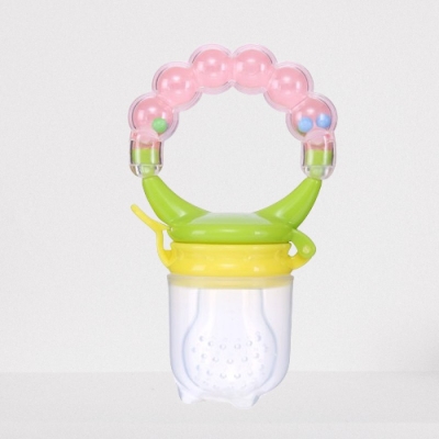 Picture of Fruit Feeder Pacifier Infant Teething Toy Teether for baby or Fruit Feeder OR New Baby Food Feeder Soother Teether 1 PCS Multicolor 