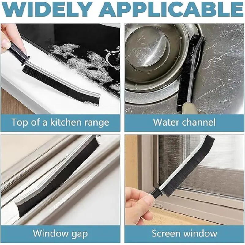 Picture of Gap Cleaning Brush multi Purpose Door Reusable  Window Track Deep Cleaning Supplies Household Gap Cleaning Brush  