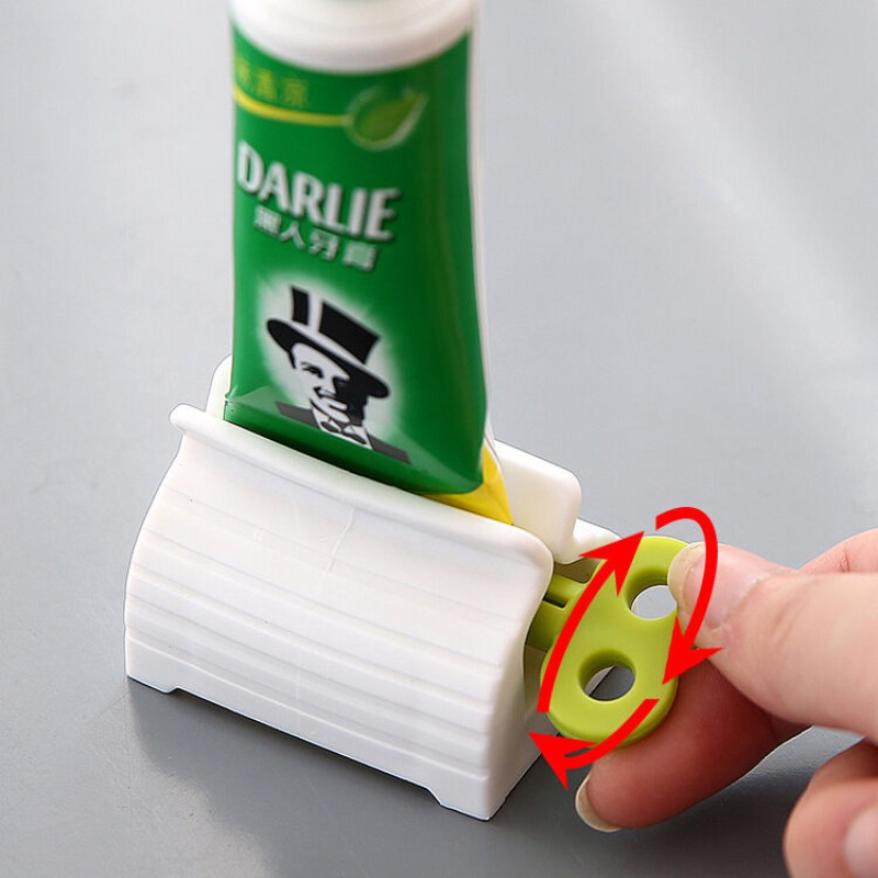 Picture of 3 Pcs Toothpaste Squeezer Tooth paste Dispenser Tube Squeezer Facial Cleanser press Rolling Holder Wringer Bathroom Tool 3 Pcs Multicolor 