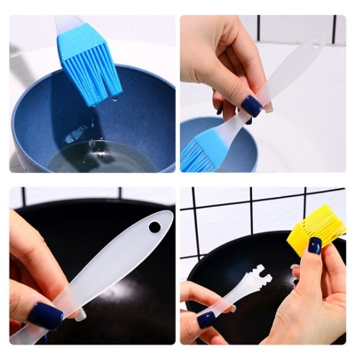 Picture of 1 Pcs Air Fryer Baking Pastry BBQ Accessories Cookware Non-stick Easy to Clean Food Grade BPA Free Silicone Oil Brush Multicolor 