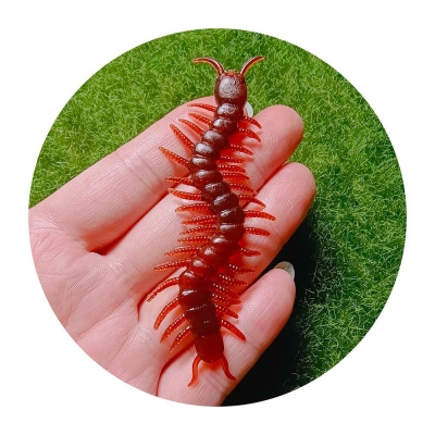 Picture of 10 Pcs Simulated Centipede Creative Novel Humorous Fun Toys April Fool Day Halloween Toy Accessories Centipede Toddlers Gifts Multicolor 