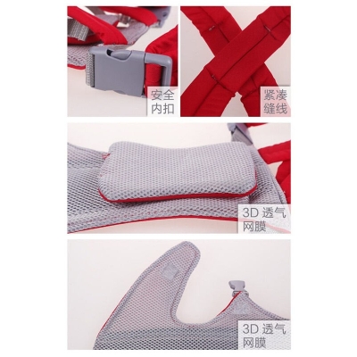 Picture of Baby Travel Hip Seat Carrier Easy Carry Baby Wrap Front Facing Breathable Baby Carrier Bag  