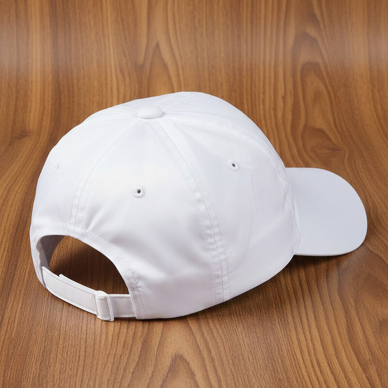 Picture of Parachute Fabric Cap Free Size Ideal Gift Sports Item White Color for Men & Women - White (One size)