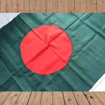 Picture of Premium 5ft x 3ft Bangladesh National Flag Direct Factory Supply Set B China Fabrics Potaka Show Patriotism ideal for Any Occasion Celebrate Victory or Independence Day Stationery Craft items Green And Red Color - Sticky Notes Gift Item Brand Class