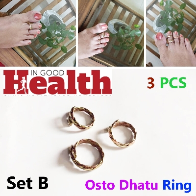 Picture of Premium Quality - 3 PCS Leg Finger Ring Set B Adjustable Fashionable for Female Girls and Women Multi color - Trend and Need full