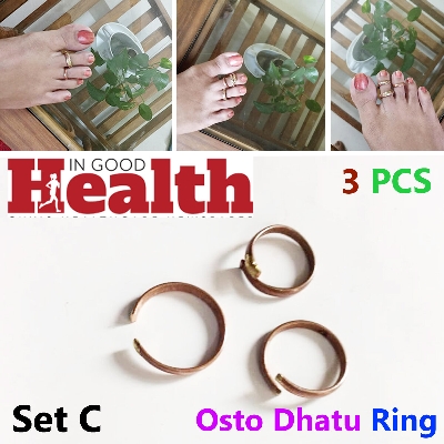 Picture of Ensemble Yourself - Easily Usable - 3 PCS Leg Finger Ring Set C Adjustable for Women Multi color - Easy To maintain - Designed - Urban Vibes