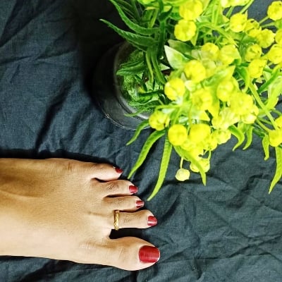 Picture of Highly Sustainable - 4 PCS Leg Finger Ring Set A Adjustable for Women Multi color - Durabilty Assured - Well Inspired & Crafted