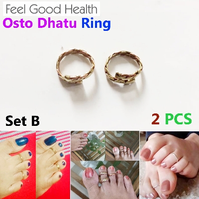 Picture of Ensemble Yourself - Easily Usable - 2 PCS Leg Finger Ring Set B Adjustable for Female Multicolor - Easy To maintain - Well Inspired & Crafted