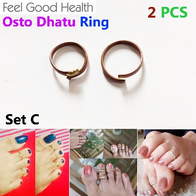 Picture of Premium Quality - 2 PCS Leg Finger Ring Set C Adjustable for Women Multicolor - Modern - Choice Expression - Designed - Urban Vibes