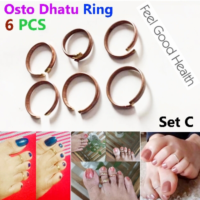 Picture of Custom Experience - 6 PCS Leg Finger Ring Set C Adjustable for Women Multicolor - Couture - High-end - Well Inspired & Crafted