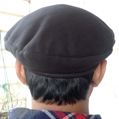 Picture of Che Guevara Popular Hat Factory Direct Supply Cuban Revolutionist Cotton Fabric Autumn And Winter Star Badge Military Cap Fancy Dress Party Accessory All-Match for Men Women Sports Fashion Item Black/Red Color (One size)
