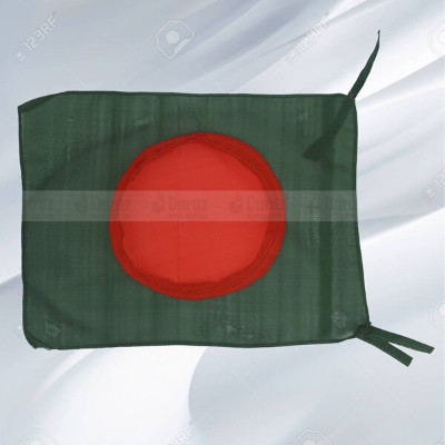 Picture of Premium 1 ft x 8 inch Bangladesh National Flag Direct Factory Supply Set B China Fabrics Potaka Show Patriotism ideal for Any Occasion Celebrate Victory or Independence Day Stationery Craft items Green And Red Color - Sticky Notes Gift Item Brand Class