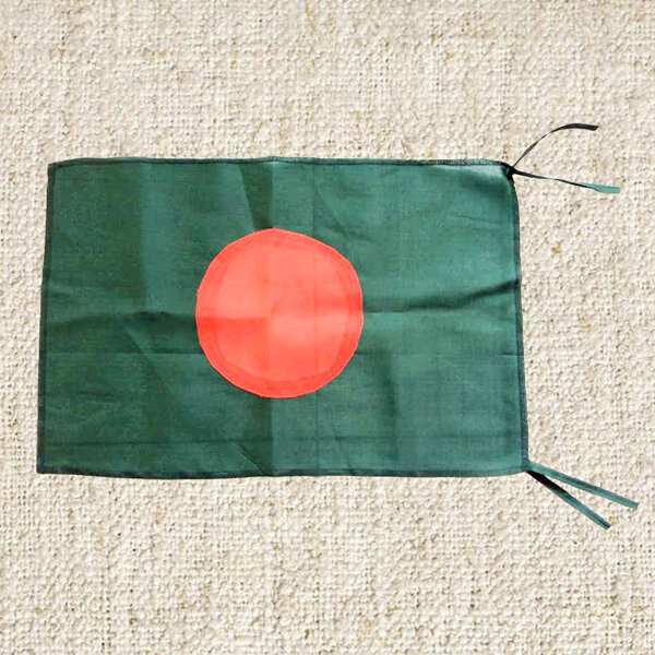 Picture of Premium 1.5ft x 1ft Bangladesh National Flag Direct Factory Supply Set B China Fabrics Potaka Show Patriotism ideal for Any Occasion Celebrate Victory or Independence Day Stationery Craft items Green And Red Color - Sticky Notes Gift Item Brand Class