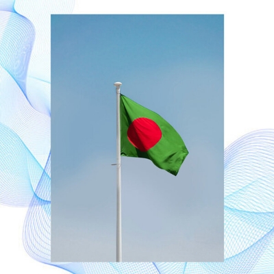 Picture of Premium 2.5ft x 1.5ft Bangladesh National Flag Direct Factory Supply Set B China Fabrics Potaka Show Patriotism ideal for Any Occasion Celebrate Victory or Independence Day Stationery Craft items Green And Red Color - Sticky Notes Gift Item Brand Class