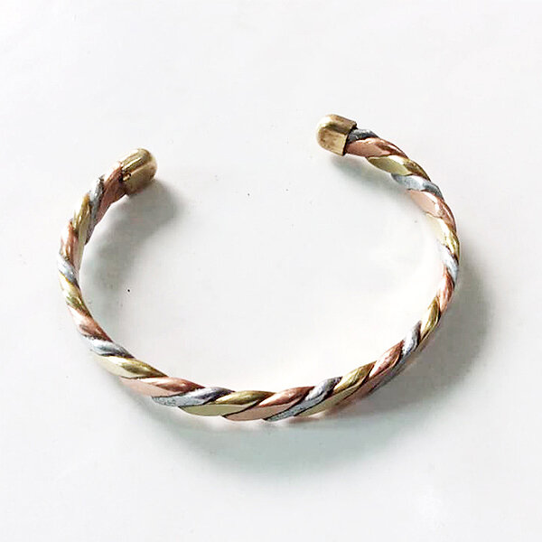 Picture of Adjustable Bracelet Set-A Osto Dhatu Material Brelet Fashion Jewelry Bracelat Daily Life Braslete or Bangles for Men and Women Multicolor Combo (2 PCS Hand Finger Rings Free Gift)