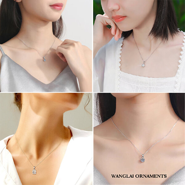 Picture of Chain With Six-Claws Locket Necklace Set A1 Ethnic Style Versatile Personality Autumn Retro Pendant Daily Life Jewelry Accessories Birthday Wedding Engagement Bridal Party Fair Festival Gift Item for Female Silver Color