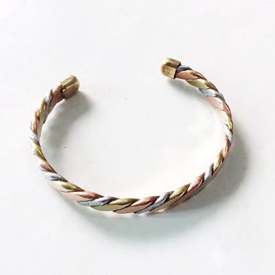 Picture of Premium Adjustable American Bracelet Set 1 Osto Dhatu Material Brelet Fashion Jewelry Bracelat Daily Life Braslete or Bangles for Men and Women Multicolor Combo (2 PCS Hand Finger Rings Free Gift)