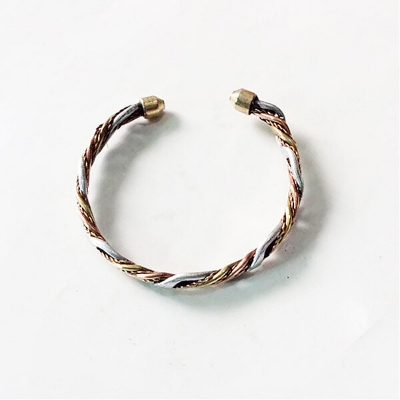 Picture of Popular  Premium Adjustable Bracelet Set 2 Osto Dhatu Material Brelet Fashion Jewelry Bracelat Daily Life Braslete or Bangles for Men and Women Multicolor Combo (2 PCS Hand Finger Rings Free Gift)