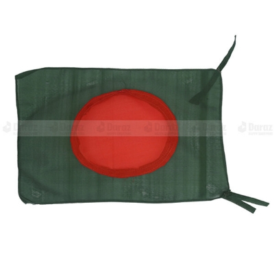 Picture of 1.5 feet By 1 Foot Bangladesh National Flag Factory Direct Supply Set A China Fabrics Potaka Show Patriotism ideal for Any Occasion Celebrate Victory or Independence Day Stationery Craft items Green And Red Color - Sticky Notes Gift Item Brand Class
