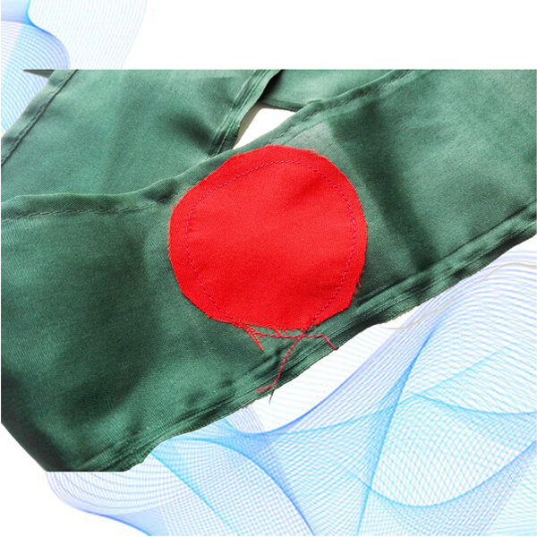 Picture of 12 PCS Bangladesh National Flag Headband Direct Factory Supply Set B China Fabric Potaka Show Patriotism Any Occasion Celebrate Victory Independence Day Stationery Craft Green Red Color for Men & Women-Sticky Notes Gift Item Brand