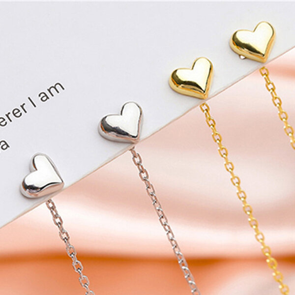 Picture of 1 Pair Popular Sui Suta Love Tassel Earrings Set G1 24K Gold Water Drop Pendant Eardrop Versatile Personality Autumn Kaner Dul Hot Selling Jewelry Accessories Birthday Wedding Engagement Bridal Party Ideal Gift Item for Female Girls Gold/Silver Color - Adjustable