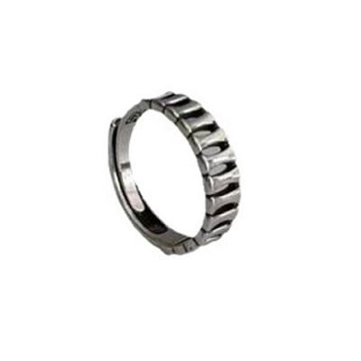 Picture of Adjustable Popular Chain Finger Ring Set A1 All-Match Cold Style Versatile Personality Autumn Retro Angti Jewelry Accessories Birthday Wedding Engagement Bridal Party Ideal Gift Item for Male and Female Silver Color