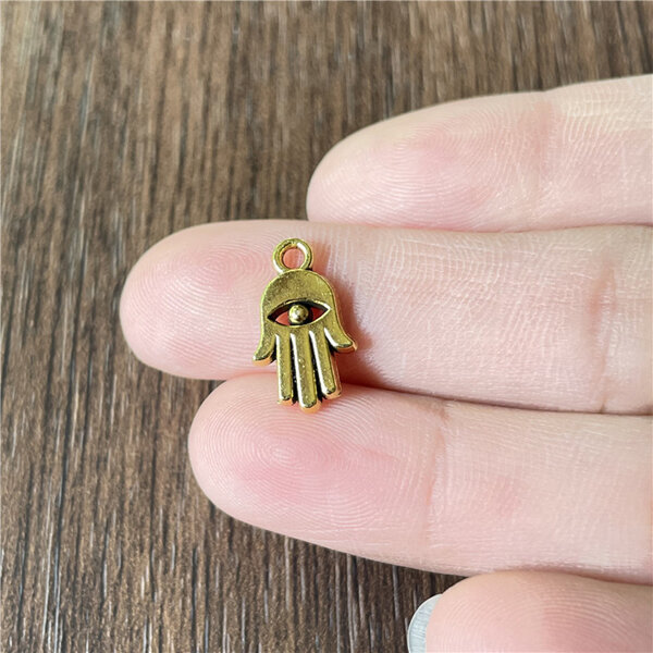 Picture of Popular Fatima Hand Payel Set A1 Chain Anklet All-Match 24K Gold Water Drop Mossonite Zircon Pendant Beach Nupur Jewelry Accessories Birthday Wedding Engagement Bridal Party Ideal Gift Item for Female Gold and Silver Color