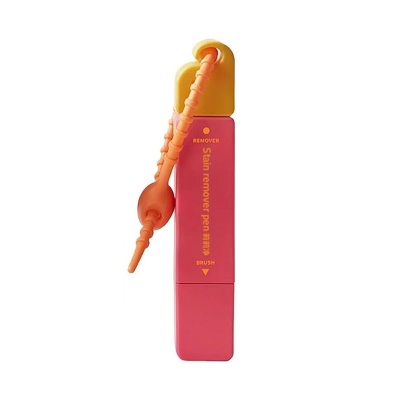 Picture of 12ml Stain Remover Pen With Brush Head Double Head Oil Remover Stick Instant Portable Water-free Stain Remover