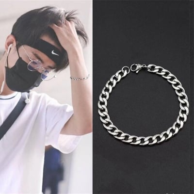 Picture of Simple Hip Hop Electroplating Chain Bracelet Set D1 Temple Exhibition Hot Selling Autumn Retro Brelet Jewelry Accessories Birthday Wedding Engagement Bridal Party Bracelat Ideal Gift Braslete Bangles Silver Color for All