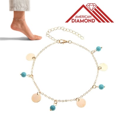 Picture of American Hot Selling Foot Decoration Payel Factory Direct Supply Set B Temple Exhibition Autumn Retro Chain Anklet All-Match Pendant Beach Nupur Jewelry Accessories Birthday Wedding Engagement Bridal Party Ideal Gift for Female MultiColor